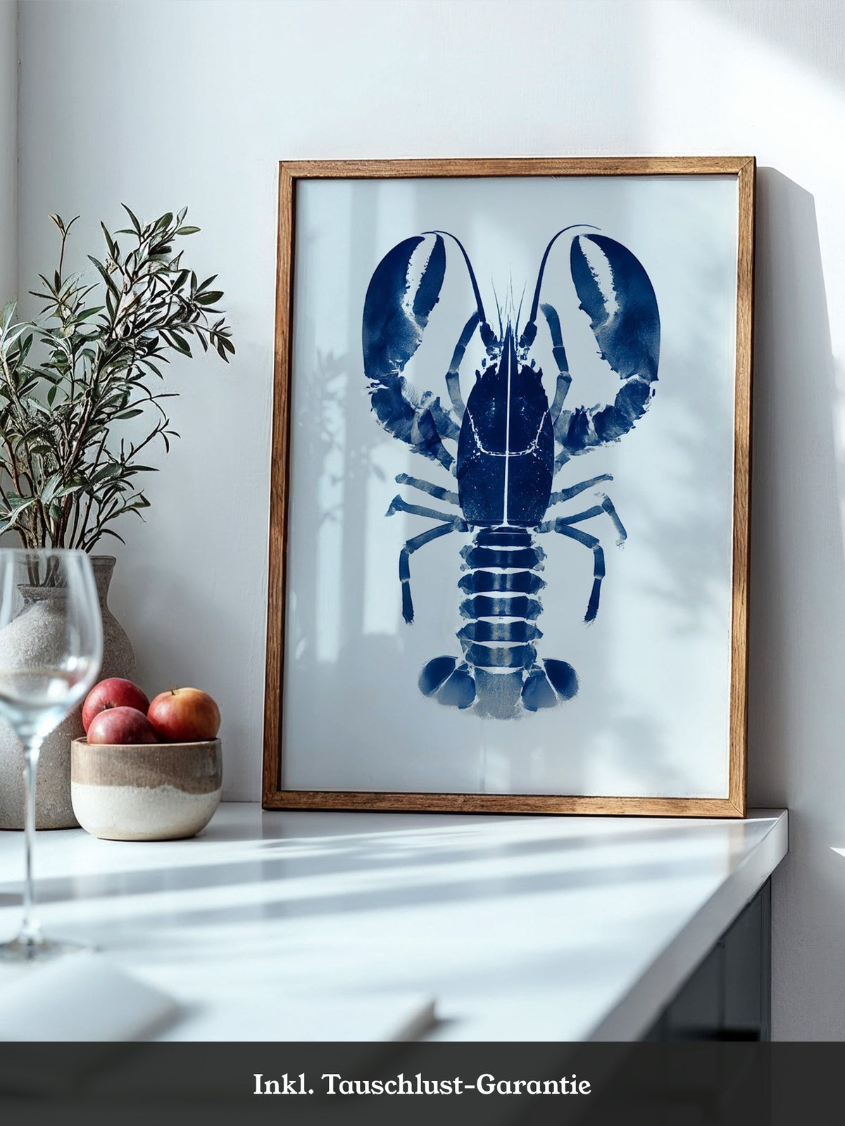 Hummer Blau Aquarell