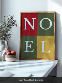 NOEL Buchstaben Buntblock