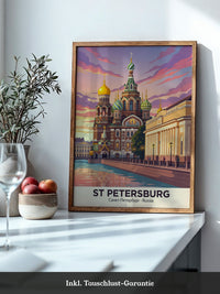 St. Petersburg Kuppeln Abendstimmung