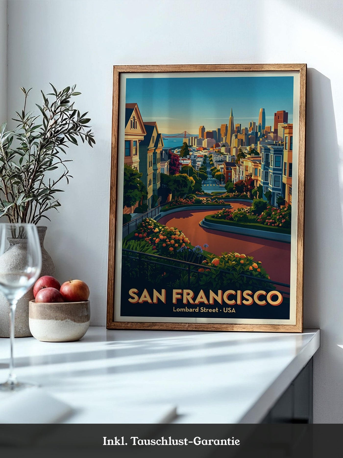 Lombard Street Abendlicht