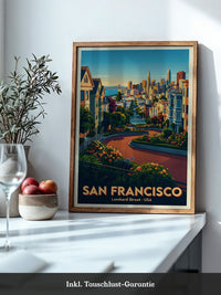 Lombard Street Abendlicht