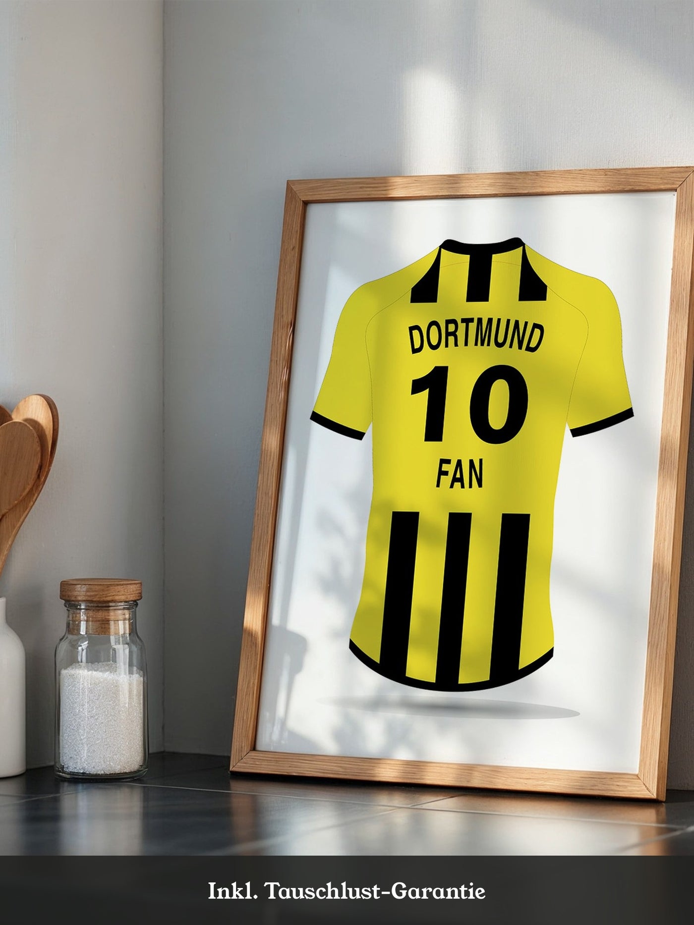 Dortmund Trikot gelb Rückansicht