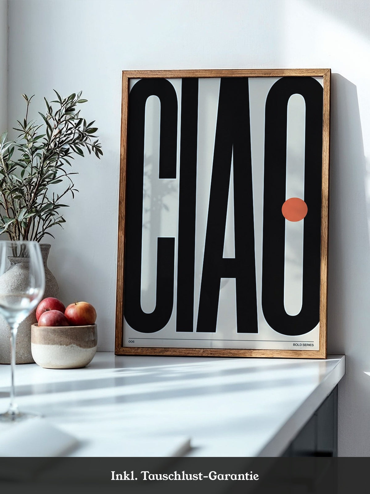 CIAO Schwarz Beige Kontrast