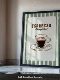 Espresso Tasse Skizzenstil