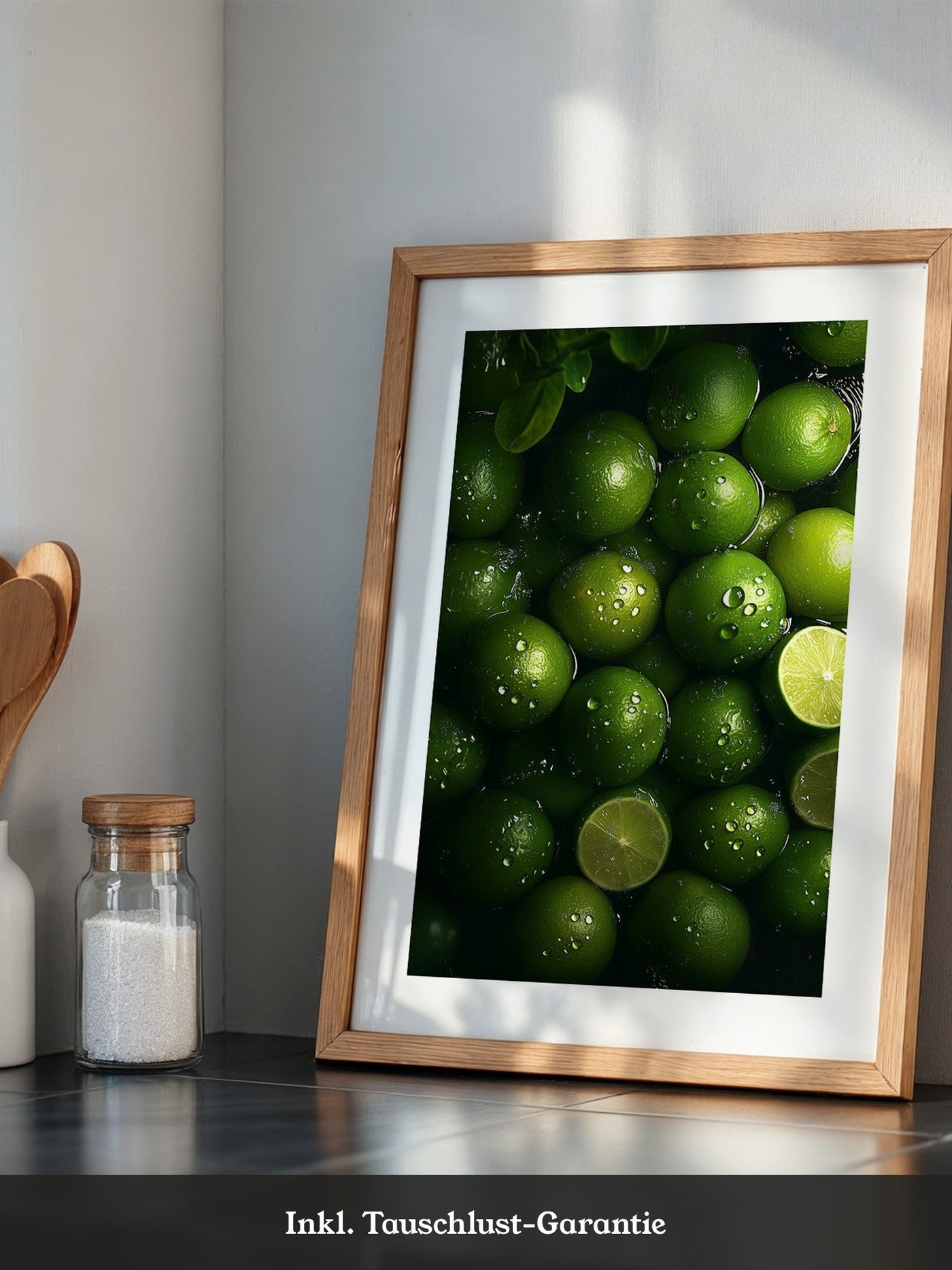 Limetten Nässe Glanz