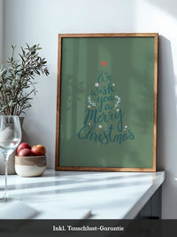 Weihnachtsbaum Schriftzug kreativ