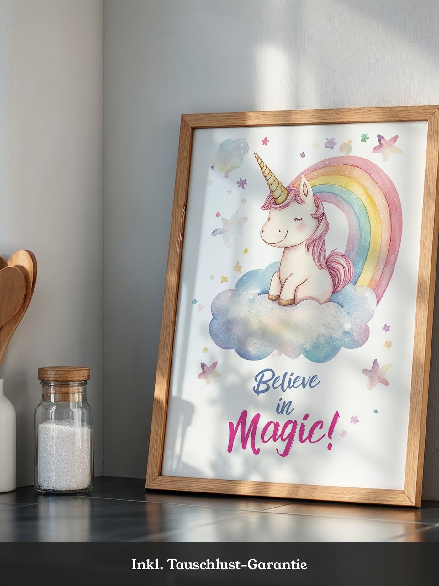 Einhorn Regenbogen Pastellträume