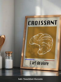 Croissant Vintage Hellbraun