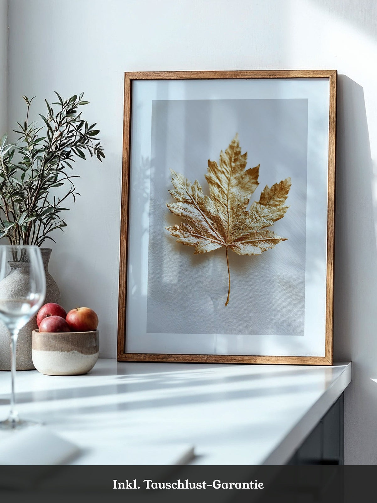 Goldenes Blatt edel