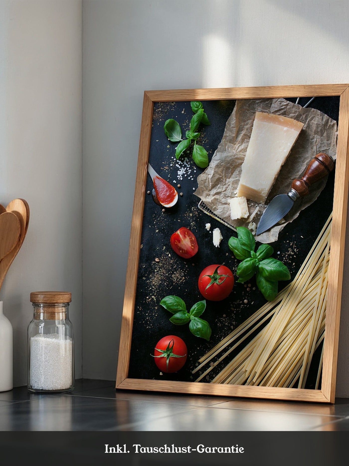 Parmesan Basilikum Tomatenarrangement