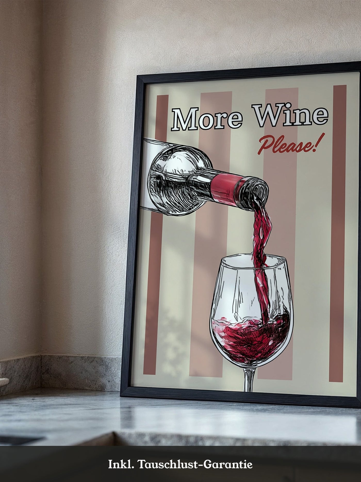 Weinglas Rotwein Zeichnung
