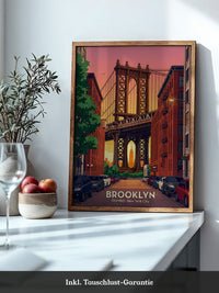 Brooklyn Abenddämmerung Perspektive