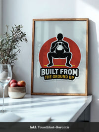 Kettlebell Squat Poster