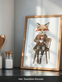 Fuchs Gentleman Aquarell