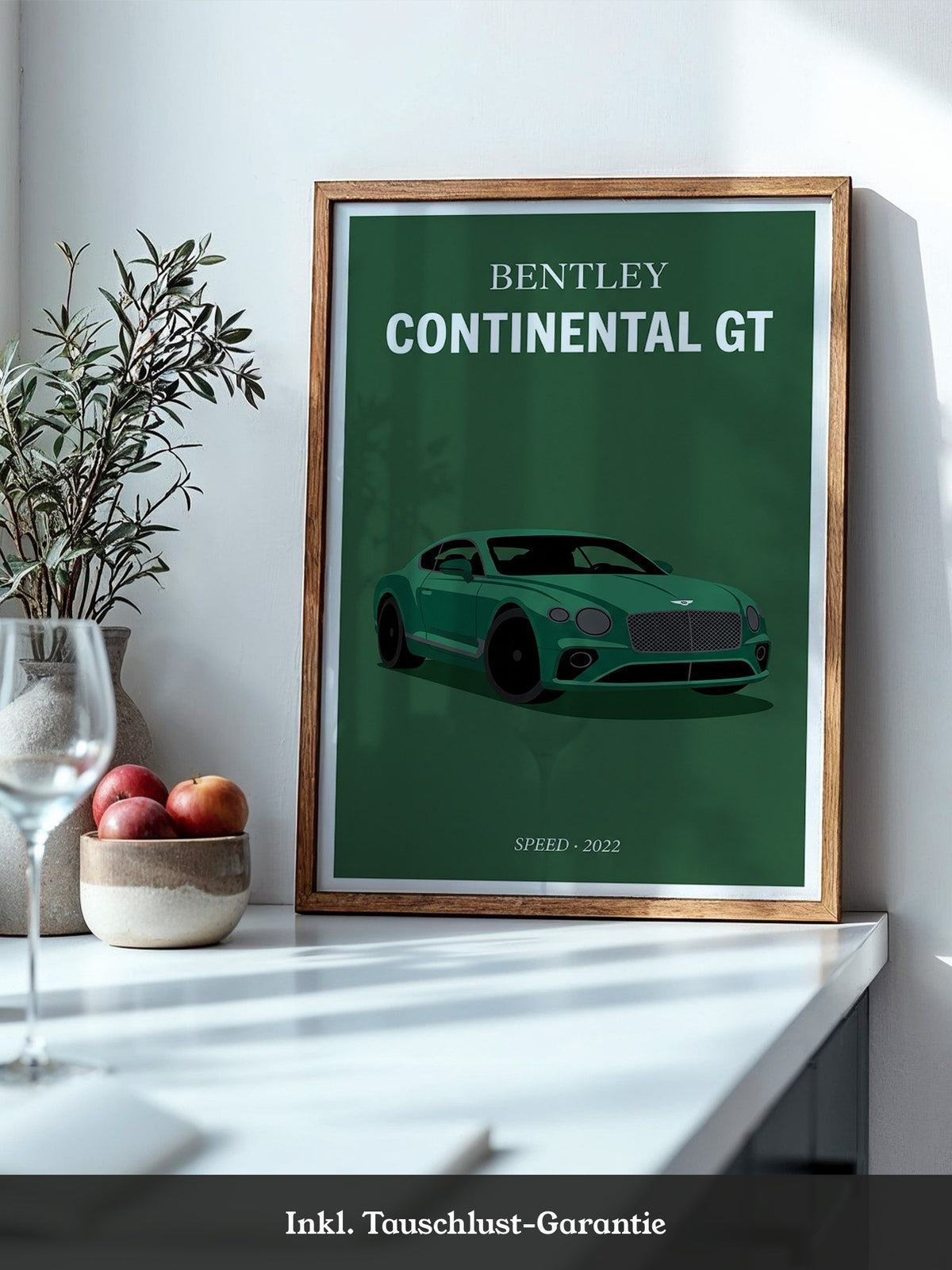 Bentley Coupé Grün Frontansicht