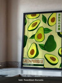 Avocado Illustrativ Retrodesign