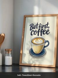 Kaffeetasse Illustration Vintage-Stil