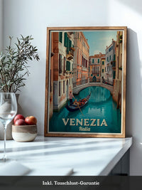 Venedig Gondel Kanal Retro