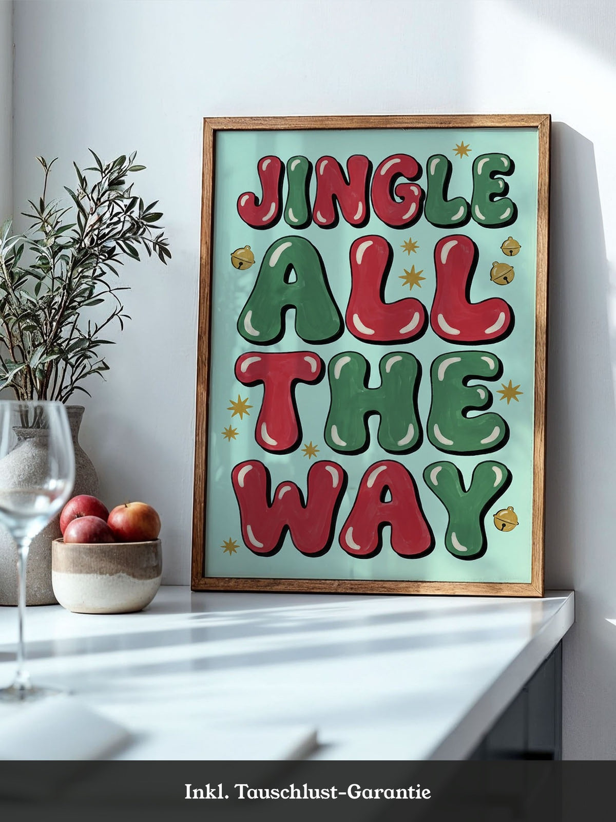 Weihnachtliche Typo