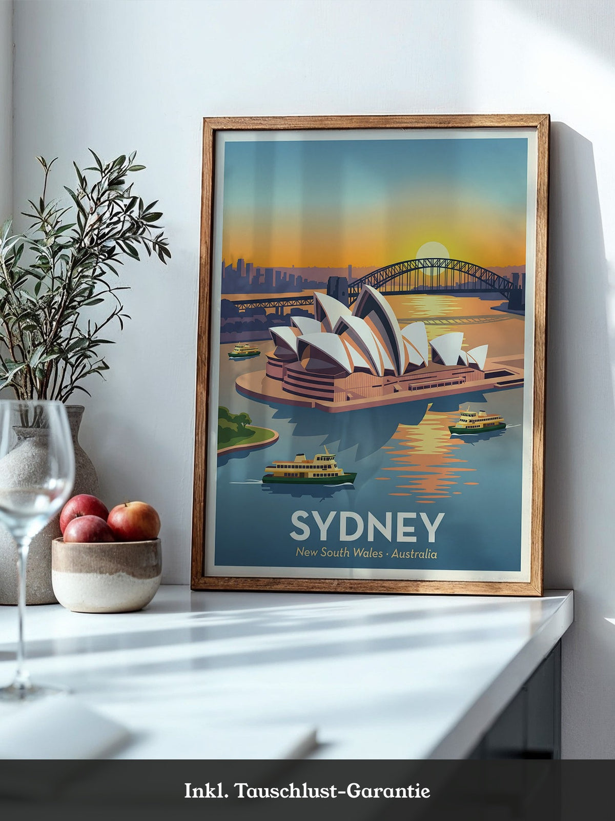 Sydney Oper bei Sonnenuntergang