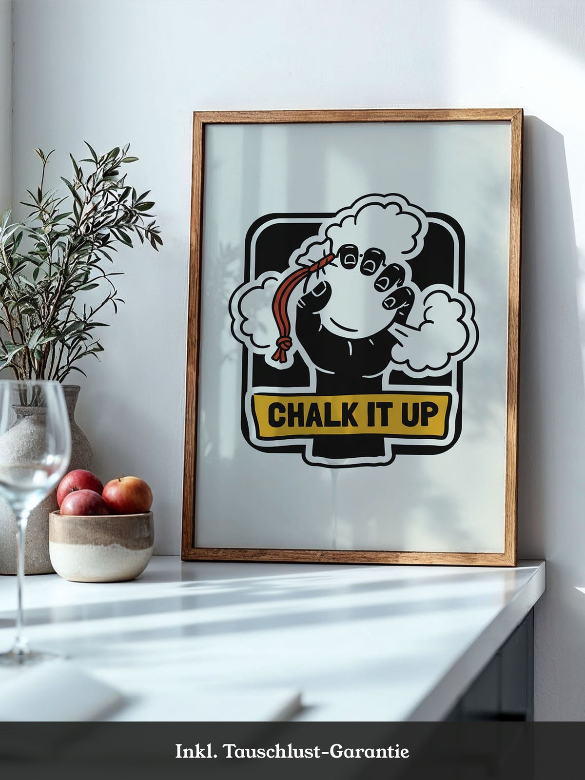 Chalk It Up Retro Illustration