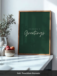 Season's Greetings Grün