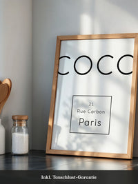 Coco minimalistisches Typografie Design