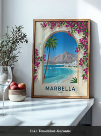 Marbella Küstenblick Bougainvillea