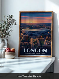 Tottenham Stadion Sonnenuntergang