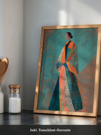 Farbige Robe abstrakt