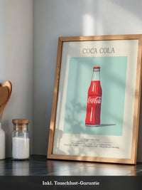 Cola Flasche Vintage Illustration