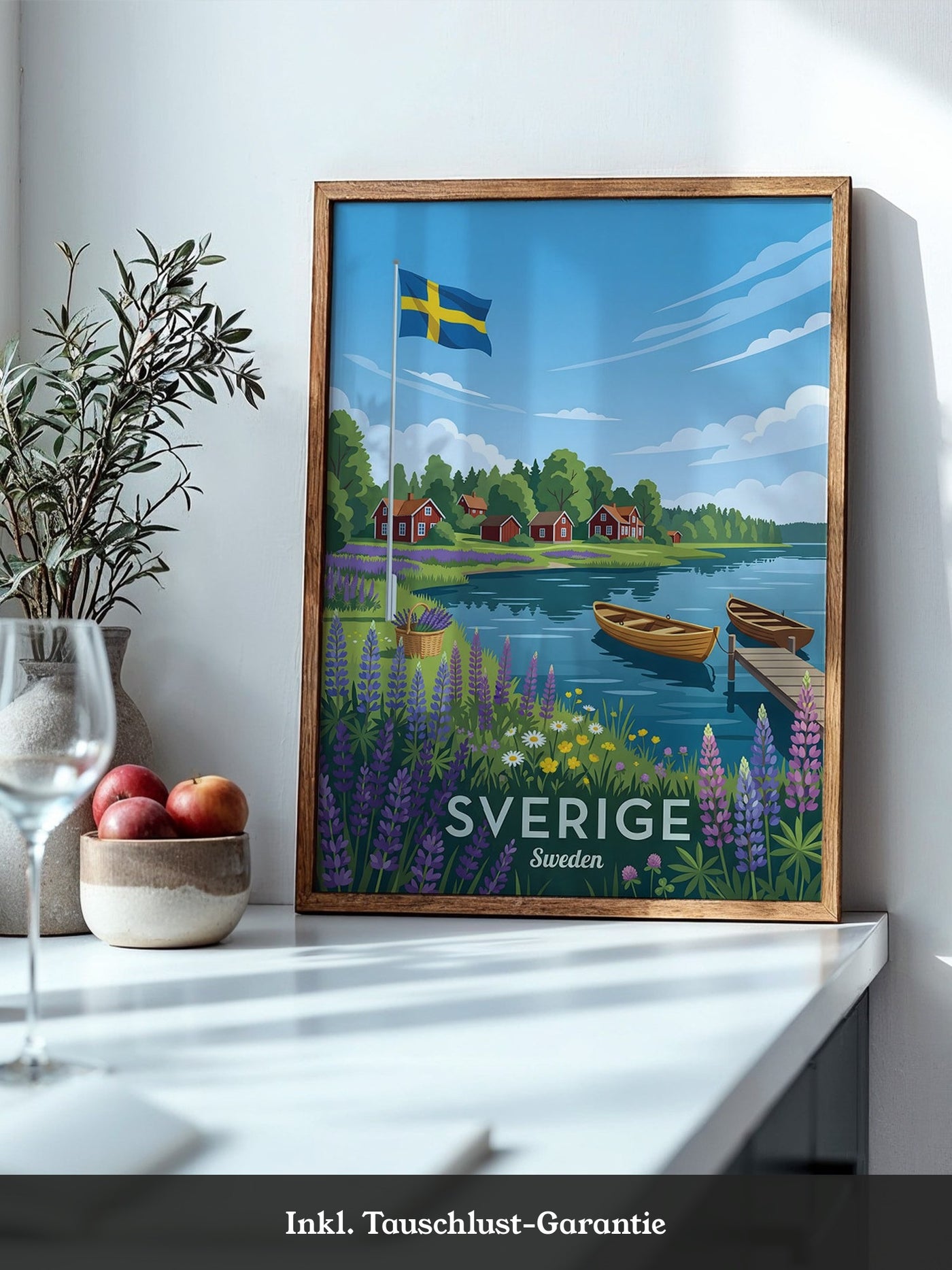 Schwedische Idylle am See