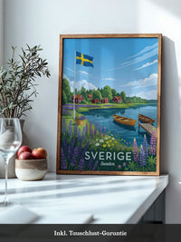 Schwedische Idylle am See
