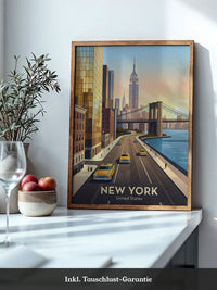 Brooklyn Bridge Retro-Stil