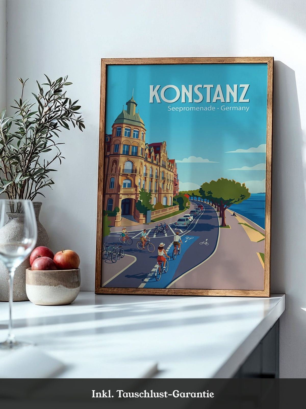 Konstanz Seepromenade Retro