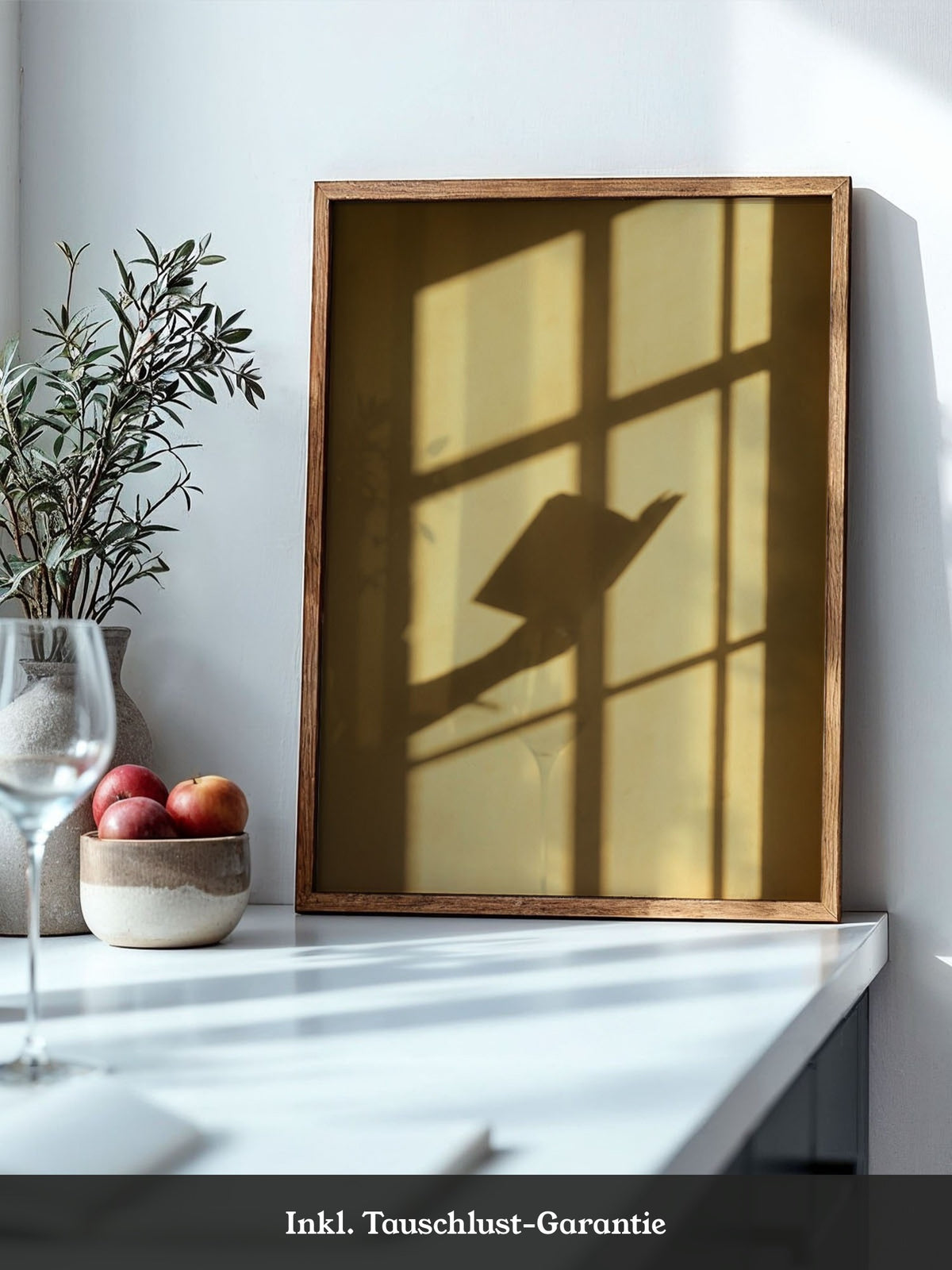 Fenster Silhouette Vogel