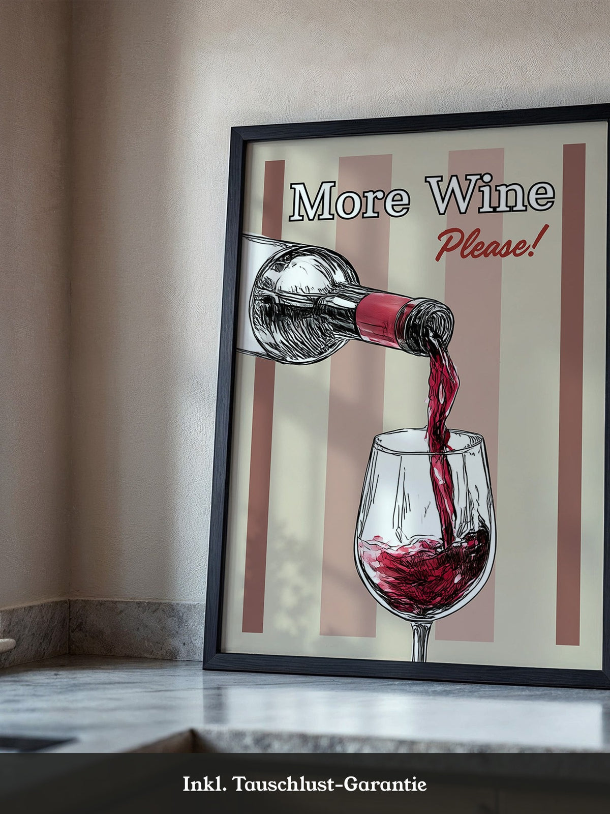 Weinglas Rotwein Zeichnung