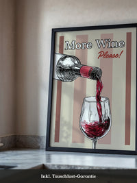 Weinglas Rotwein Zeichnung