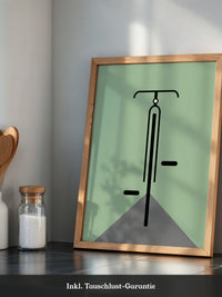Rad minimalistisch Grün