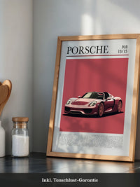 Porsche 918 Spyder Retro Stil