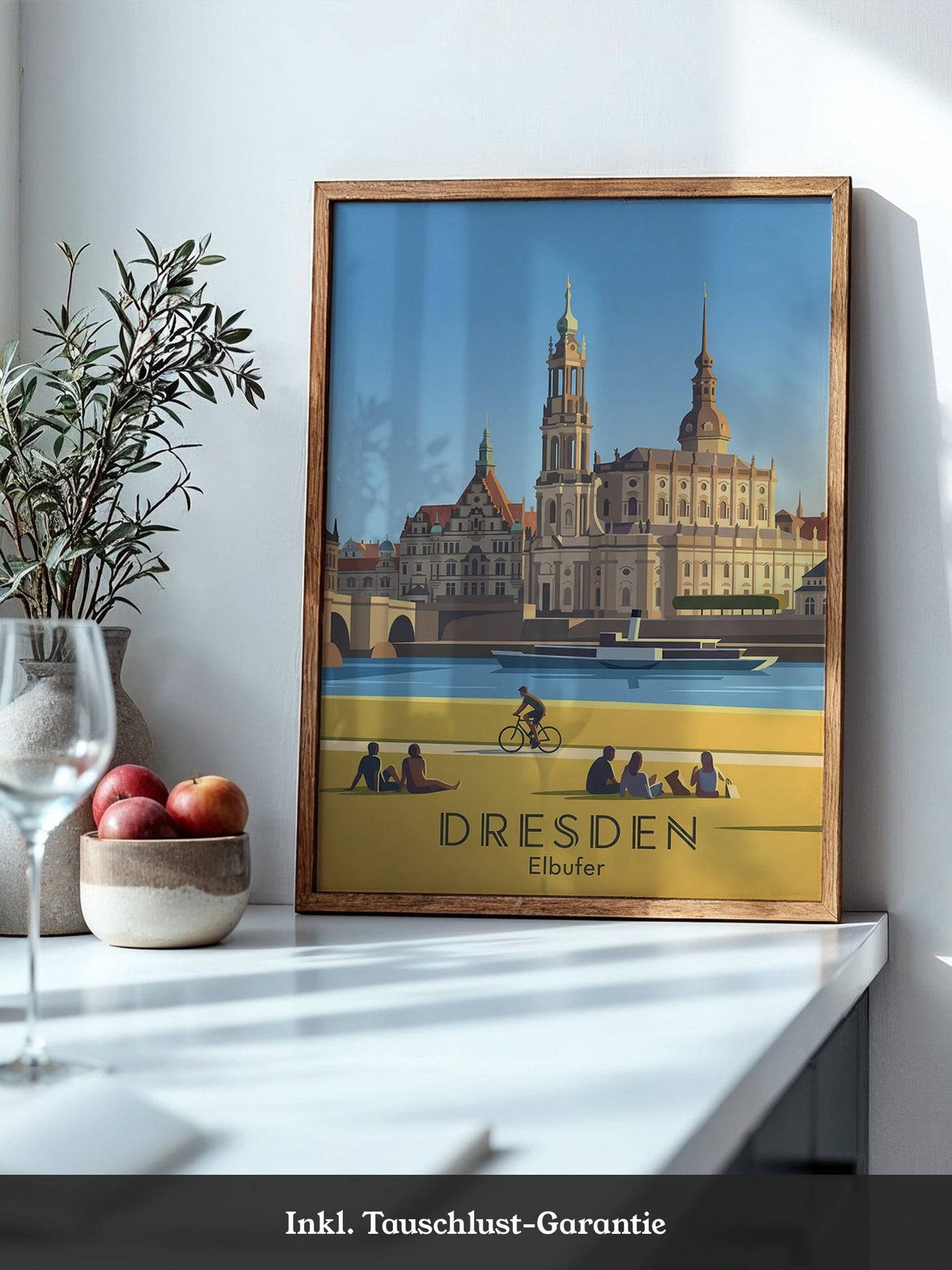 Dresden Altstadt Uferstimmung