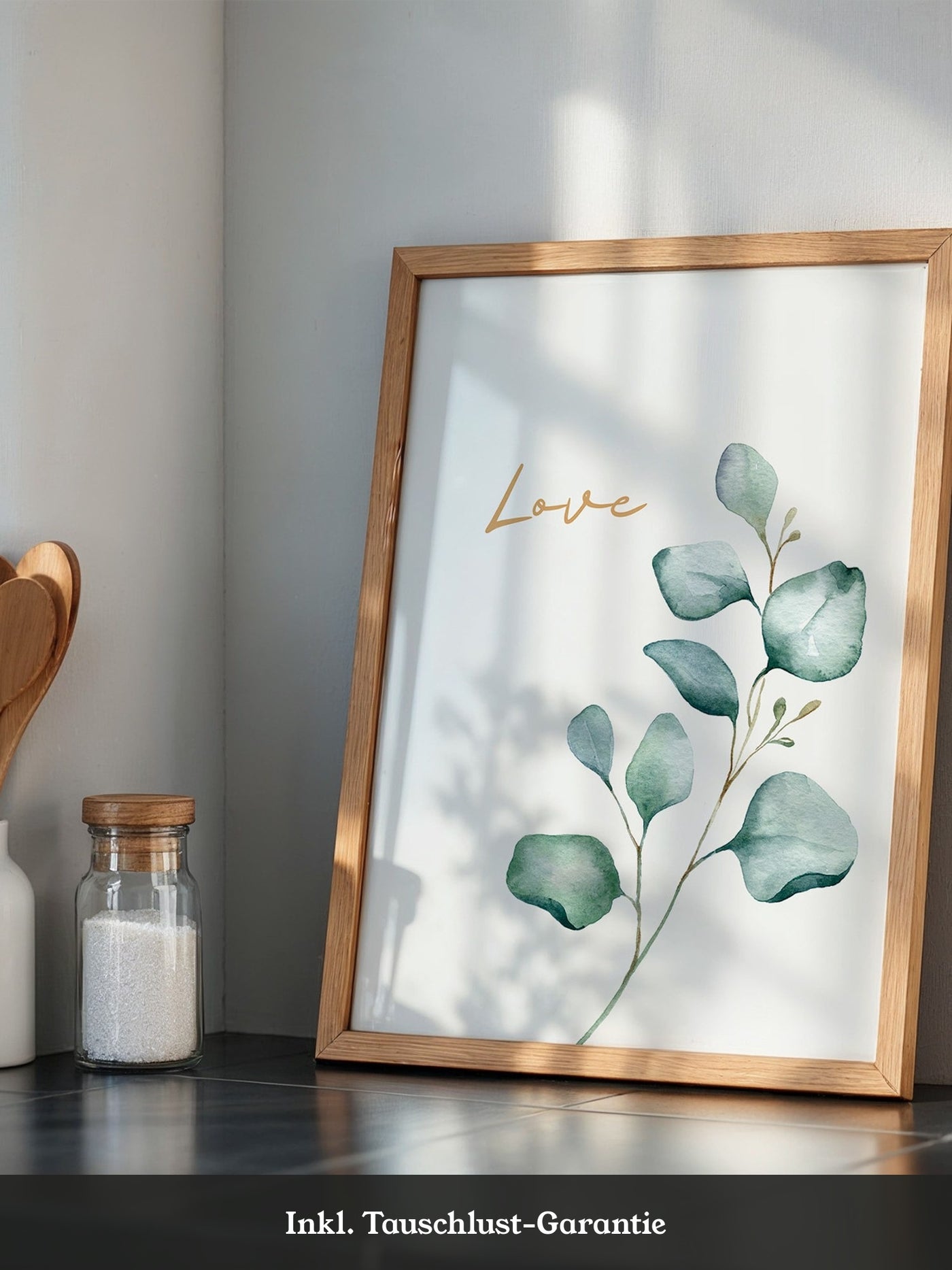 Eukalyptus Aquarell Liebe