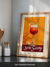 Aperol Spritzglas Orange Retro-Design