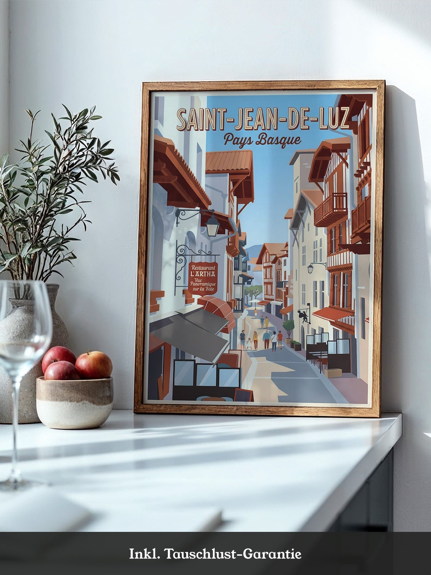 Saint-Jean-de-Luz Altstadtansicht