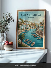 Hafenidylle Mallorca Vintage Stil