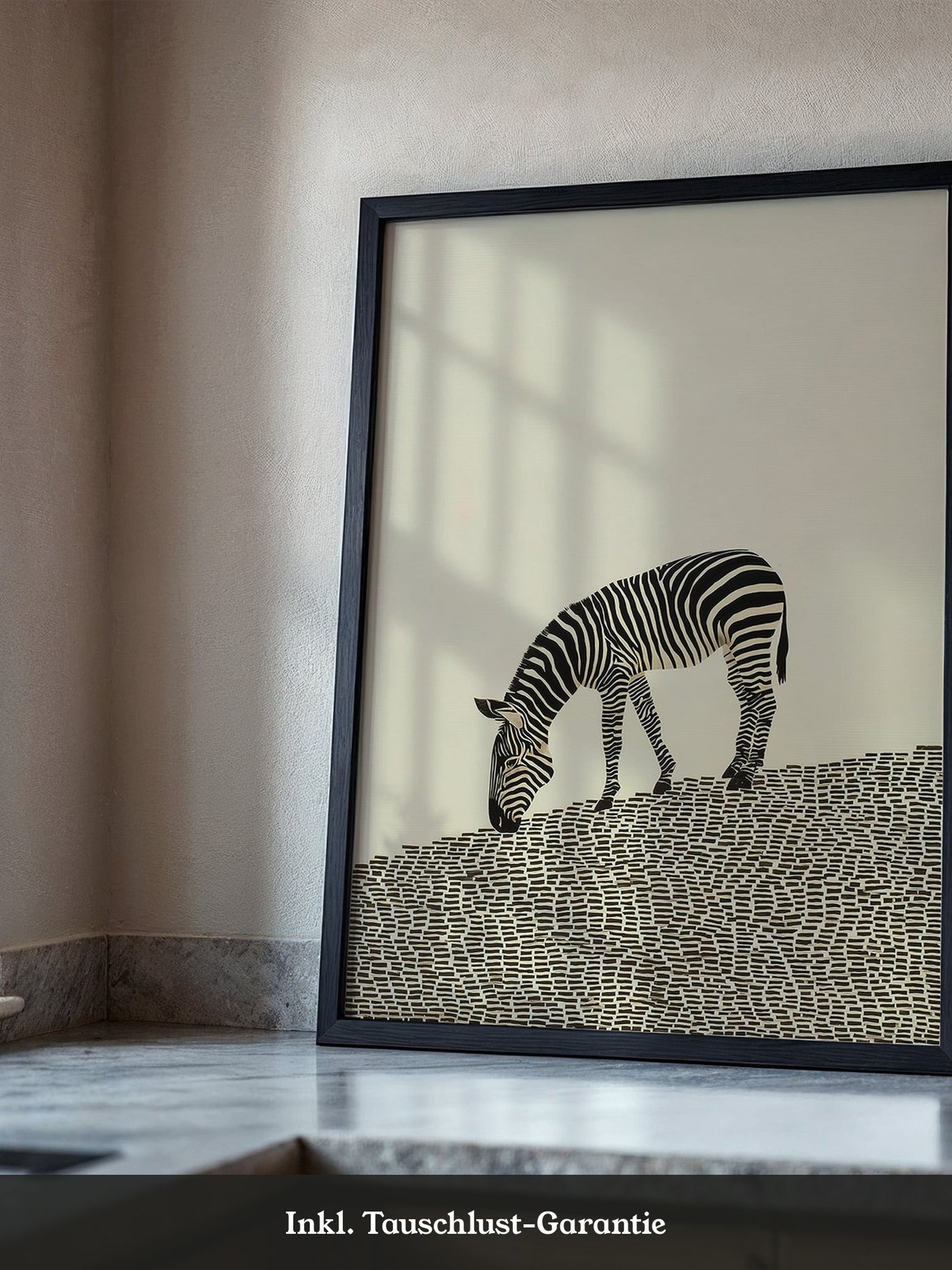 Zebra Grasfläche Grafik