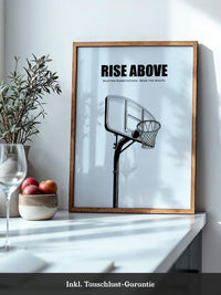 Basketballkorb Schwarzweiß