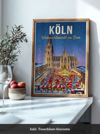 Weihnachtsmarkt Nachtansicht