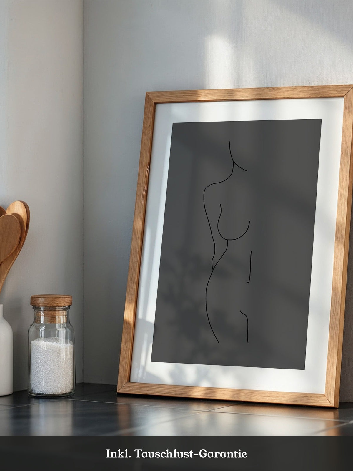 Figur Linie minimalistisch