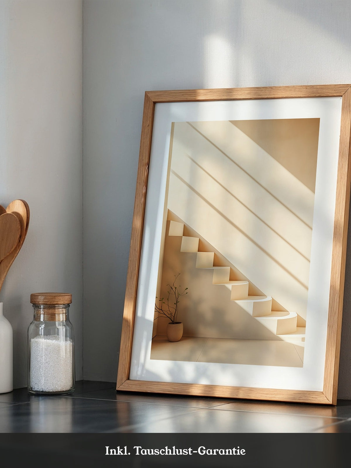 Treppe Minimalistisch Sonnenlicht
